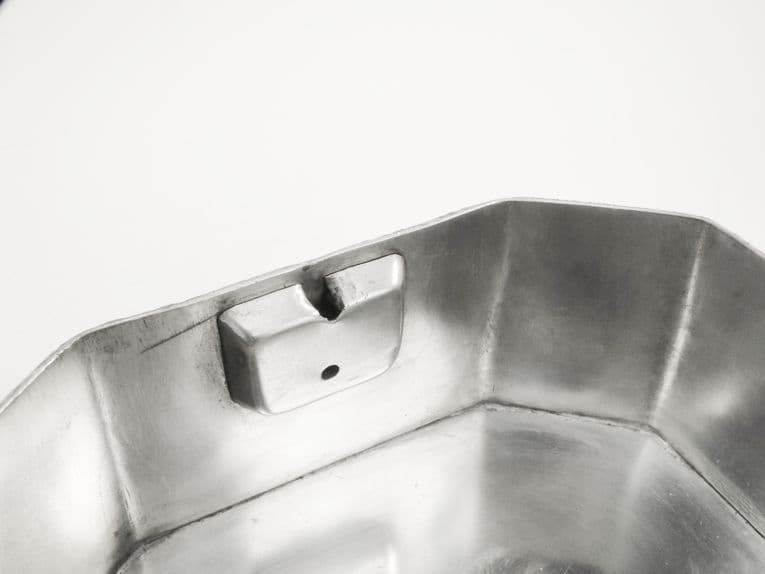 Cukiernica Biedermeier, miedź srebrzona, Norblin, Polska, lata 20. - 187563