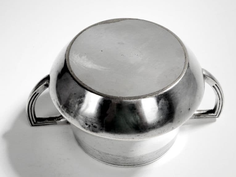 Cukiernica Art Nouveau, mosiądz srebrzony, WMF, Niemcy, początek XX w. - 187641