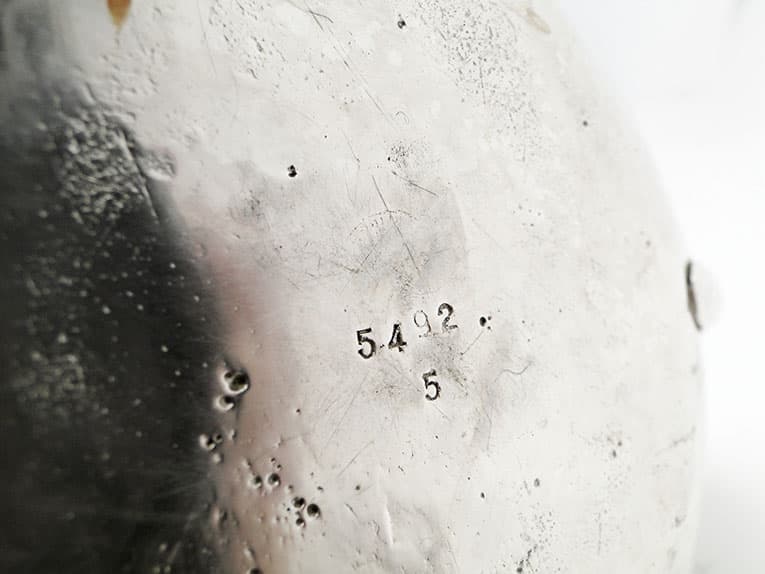 Cukiernica Art Nouveau, mosiądz srebrzony, Norblin, Polska, lata 20. - 187719