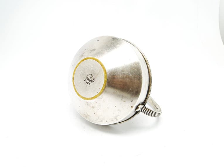 Cukiernica, eklektyzm, mosiądz srebrzony, Bracia Henneberg, Polska, lata 20. - 187752