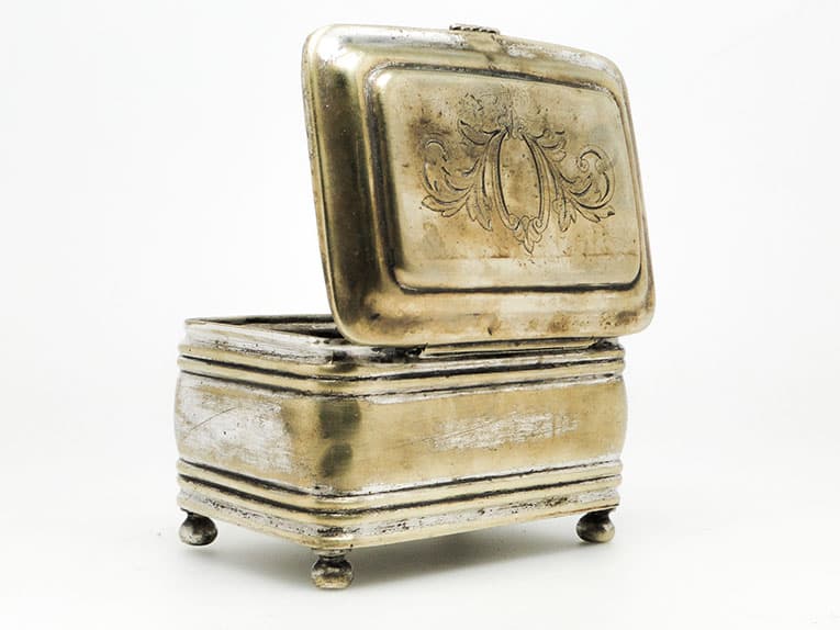 Cukiernica, eklektyzm, mosiądz srebrzony, Bracia Henneberg, Polska, XIX w. - 187793