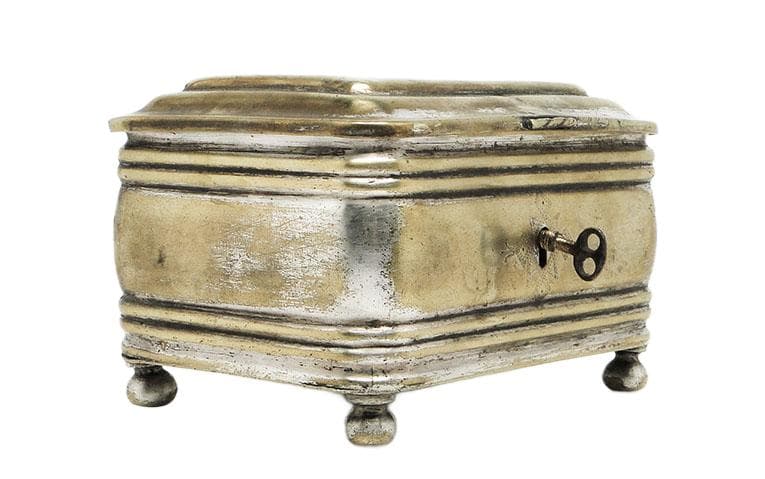 Cukiernica, eklektyzm, mosiądz srebrzony, Bracia Henneberg, Polska, XIX w.