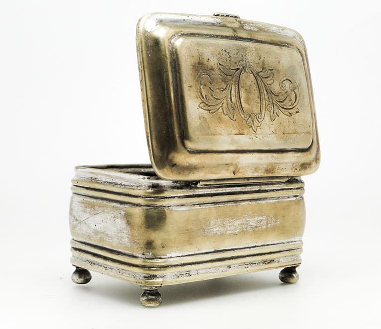 Cukiernica, eklektyzm, mosiądz srebrzony, Bracia Henneberg, Polska, XIX w. - 187794