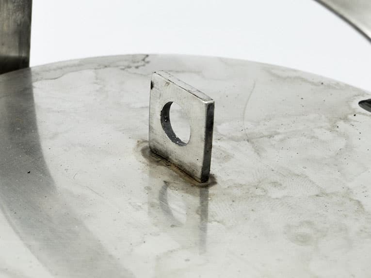 Cukiernica, postmodernizm, szkło, mosiądz srebrzony, Polska, lata 70. - 187829