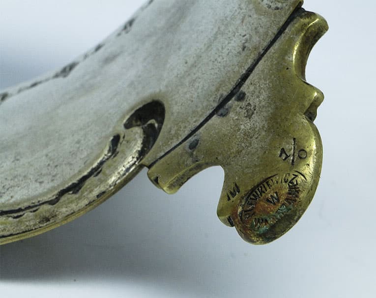 Cukiernica Rococo, mosiądz srebrzony, Polska, początek XX w. - 187876