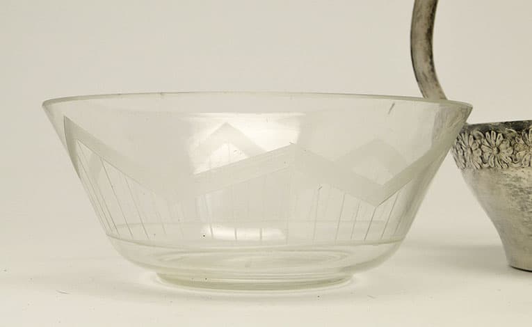 Cukiernica Secesja, mosiądz srebrzony, Szandrik, Austria, początek XX w. - 188001