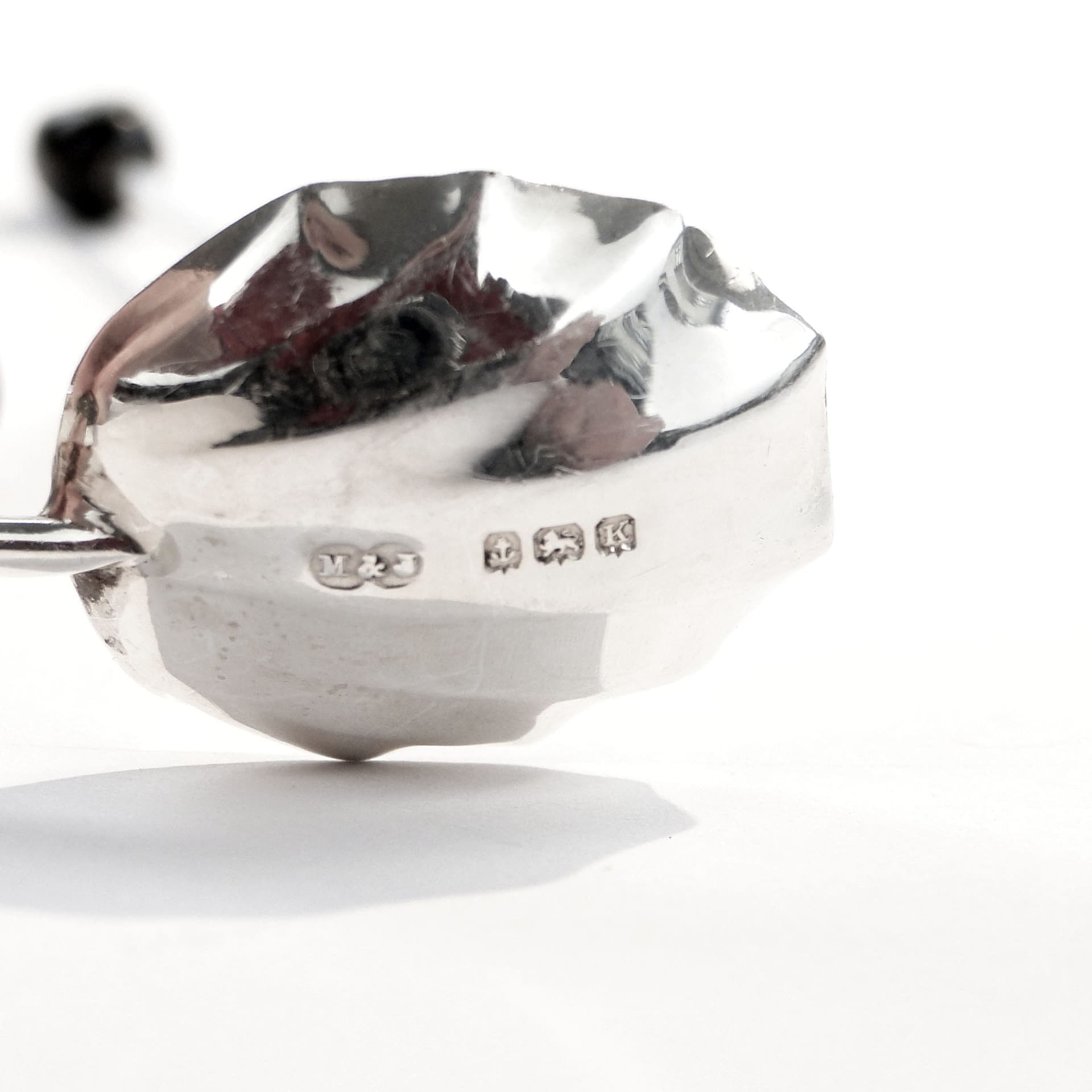 Coffee spoon set Art Deco, silver, black bakelite, United Kingdom, 1930s. - 188068