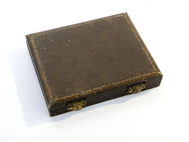 Komplet łyżeczek do kawy Art déco, bakelit czarny, mosiądz platerowany srebrem, Wielka Brytania, lata 30. - 188124