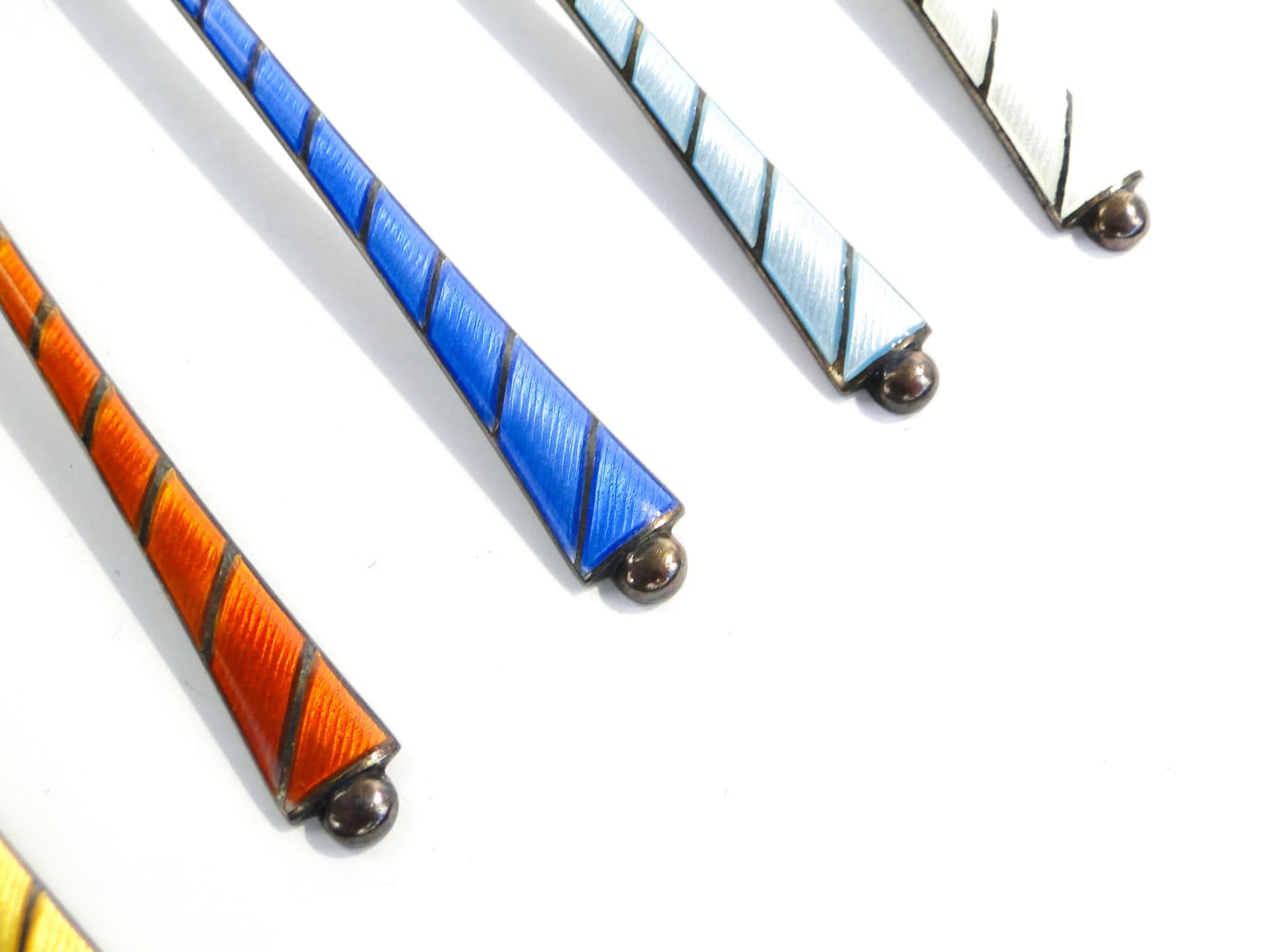 Mocha Spoon Set, multicolor, silver, Denmark, 1950s - 188173