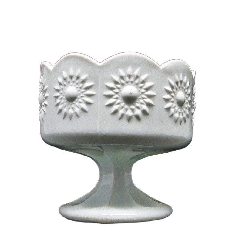 Postmodernism sugar bowl, pressed glass, Ząbkowice, Poland, 1970s. - 193301