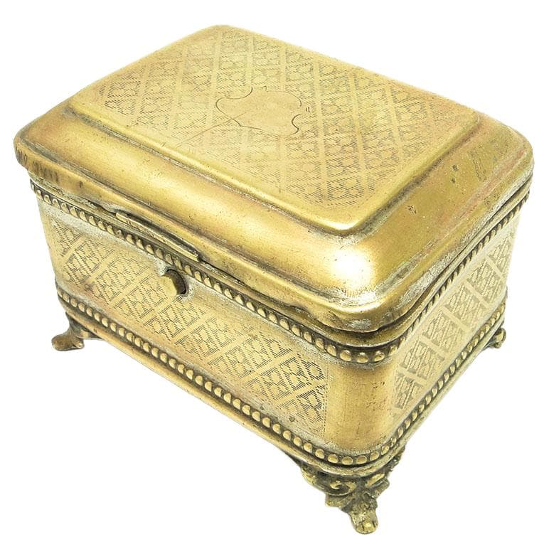 Cukiernica eklektyzm, mosiądz srebrzony, Polska, XIX w. - 193262