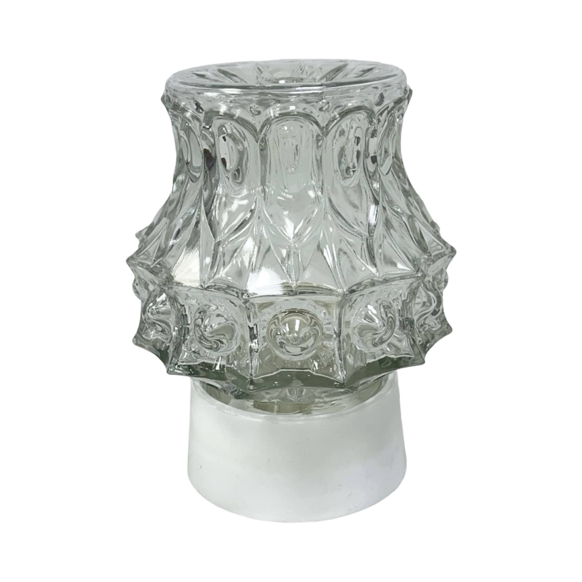 Kinkiet, transparentny, szkło, Czechosłowacja, lata 60. - 188574