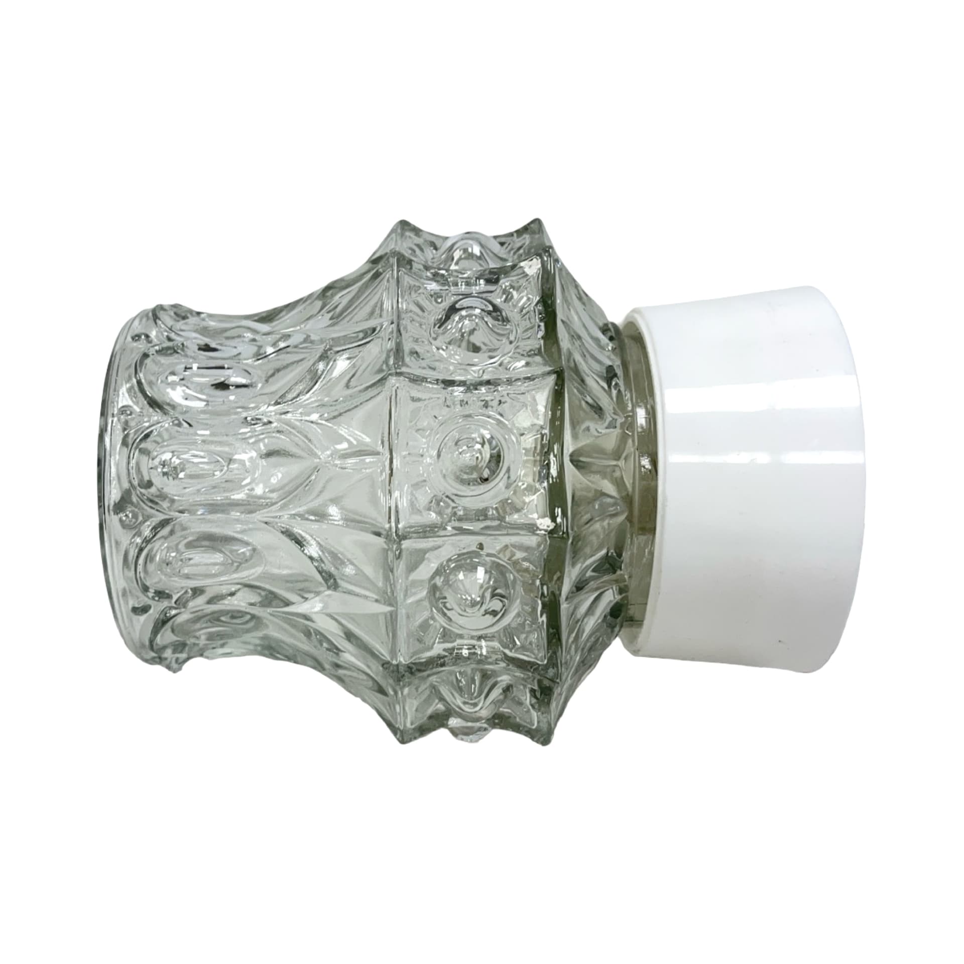 Kinkiet, transparentny, szkło, Czechosłowacja, lata 60. - 188573