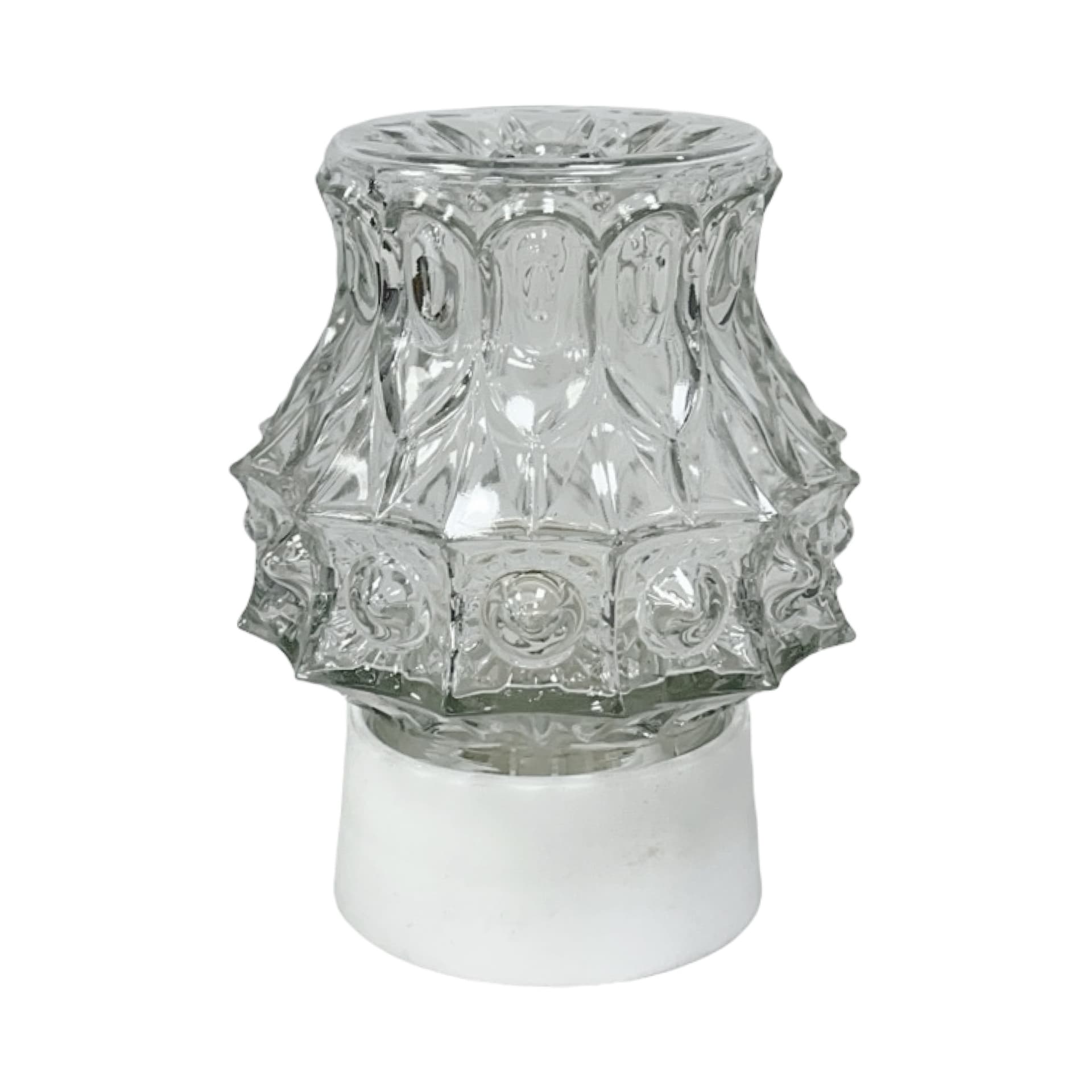 Kinkiet, transparentny, szkło, Czechosłowacja, lata 60. - 188581