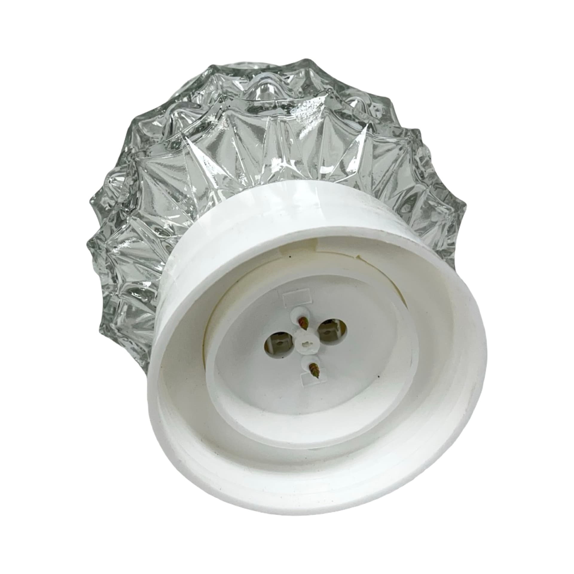 Kinkiet, transparentny, szkło, Czechosłowacja, lata 60. - 188576