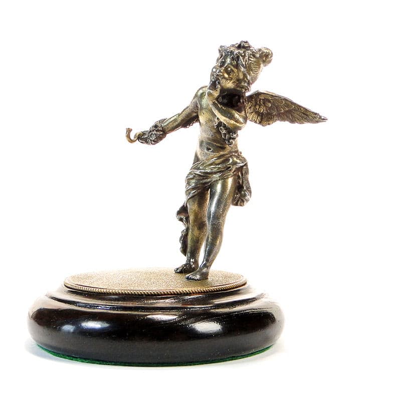 Postument na zegarek kieszonkowy, Art Nouveau, złoty, metal, Austria, XIX w. - 188610