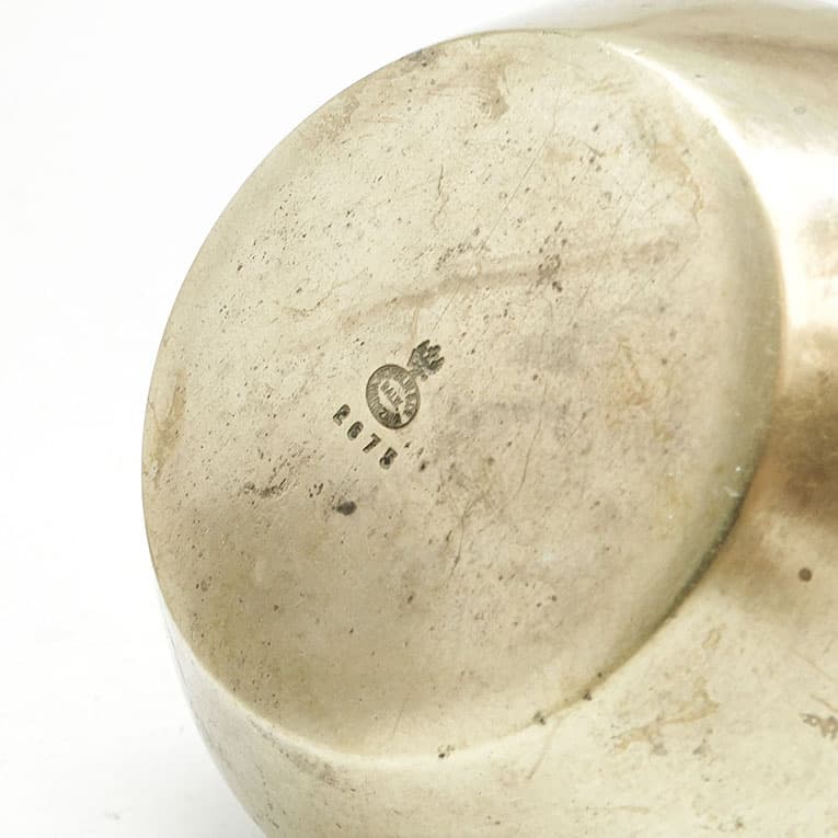 Cukiernica koszyczkowa, Secesja, mosiądz srebrzony, Norblin, Polska, początek XX w. - 188701