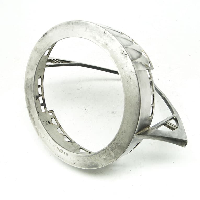 Art Nouveau sugar bowl, silver-plated pewter, WMF, Germany, 1920s. - 188758