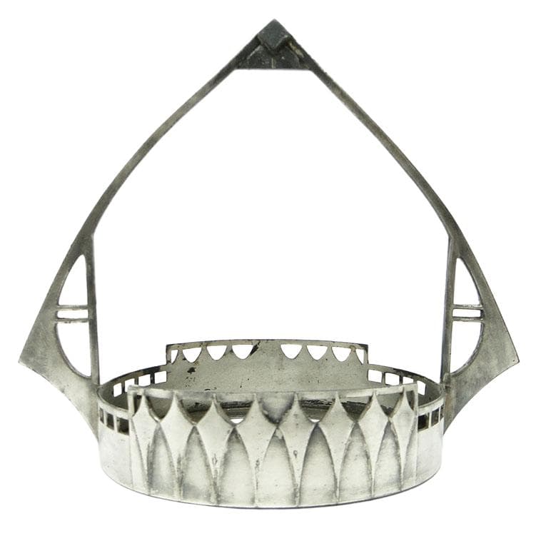 Art Nouveau sugar bowl, silver-plated pewter, WMF, Germany, 1920s. - 193234