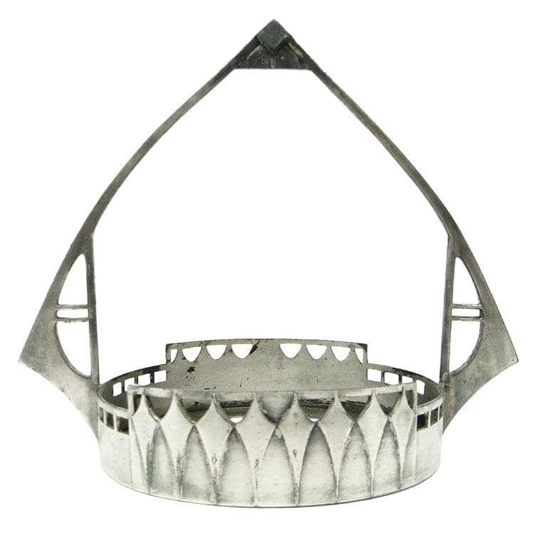 Art Nouveau sugar bowl, silver-plated pewter, WMF, Germany, 1920s. - 193337