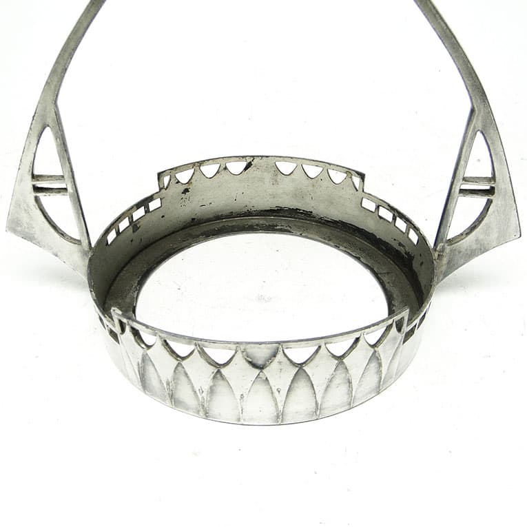 Art Nouveau sugar bowl, silver-plated pewter, WMF, Germany, 1920s. - 188755