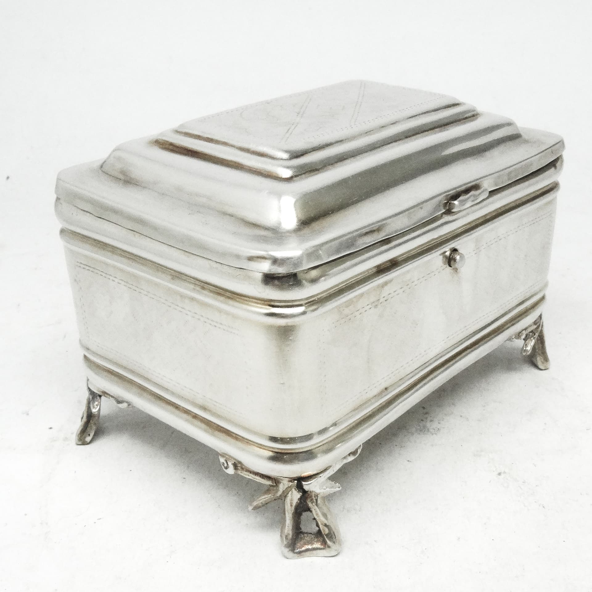 Cukiernica, Eklektyzm, mosiądz srebrzony, Polska, XIX w. - 188973