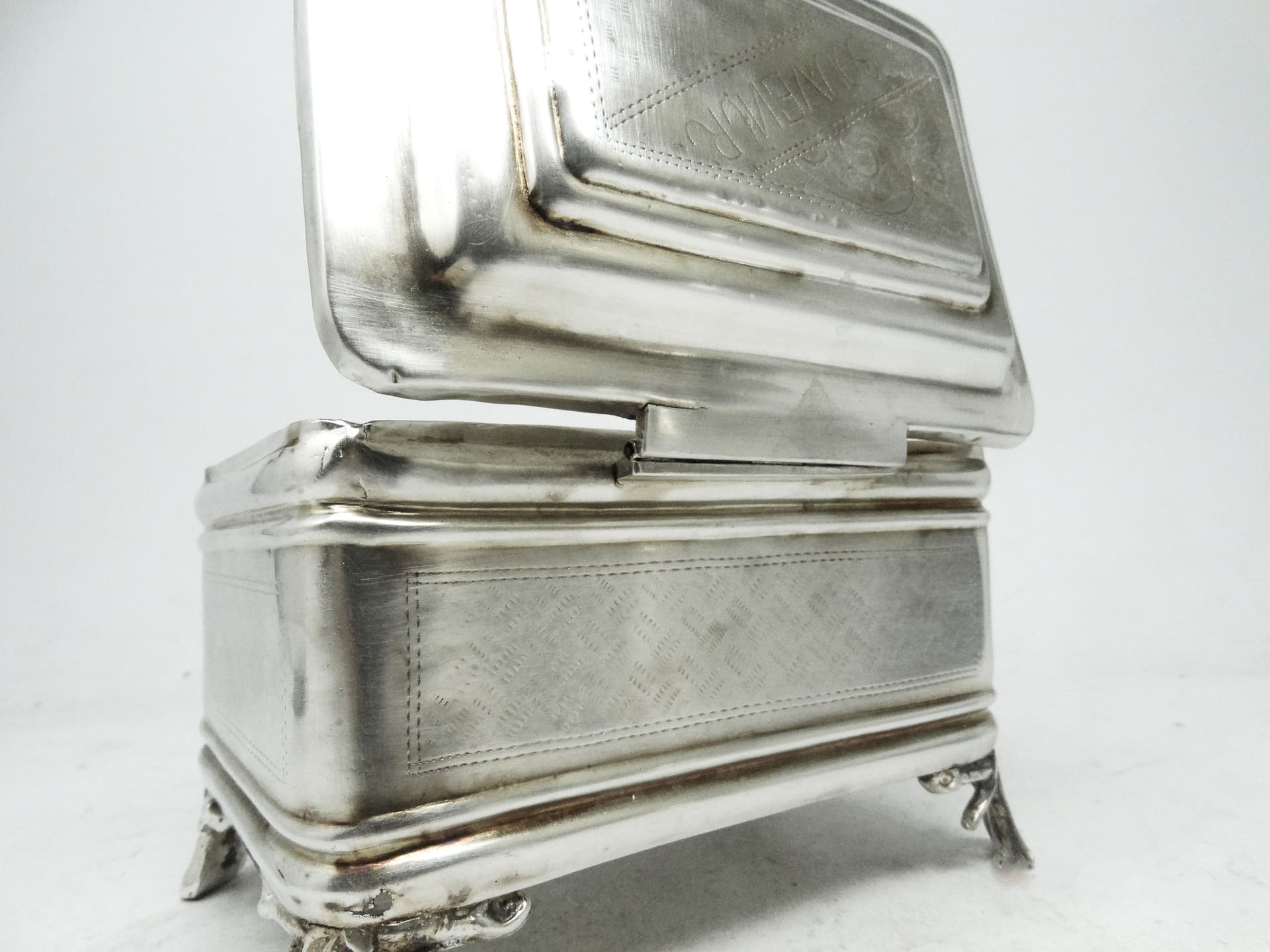 Cukiernica, Eklektyzm, mosiądz srebrzony, Polska, XIX w. - 188979