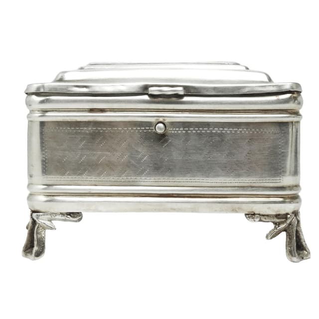 Cukiernica, Eklektyzm, mosiądz srebrzony, Polska, XIX w. - WYMIARY