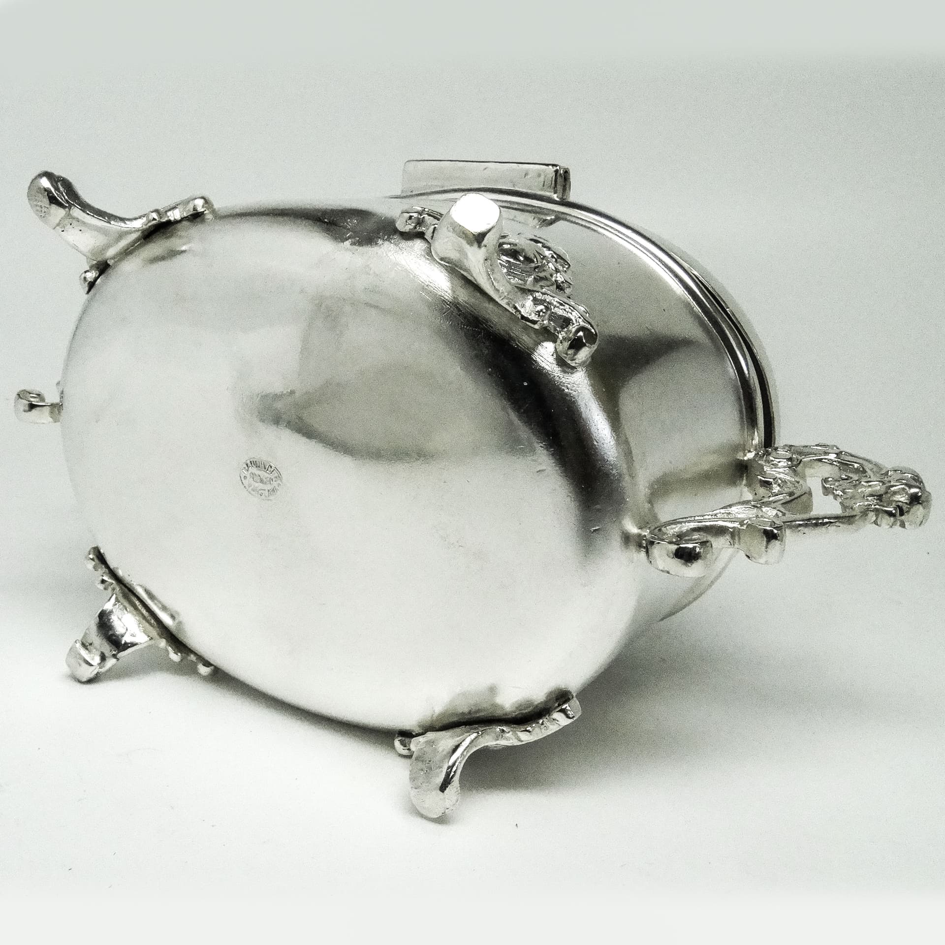 Cukiernica Eklektyzm, mosiądz srebrzony, Polska, XIX w. - 189037