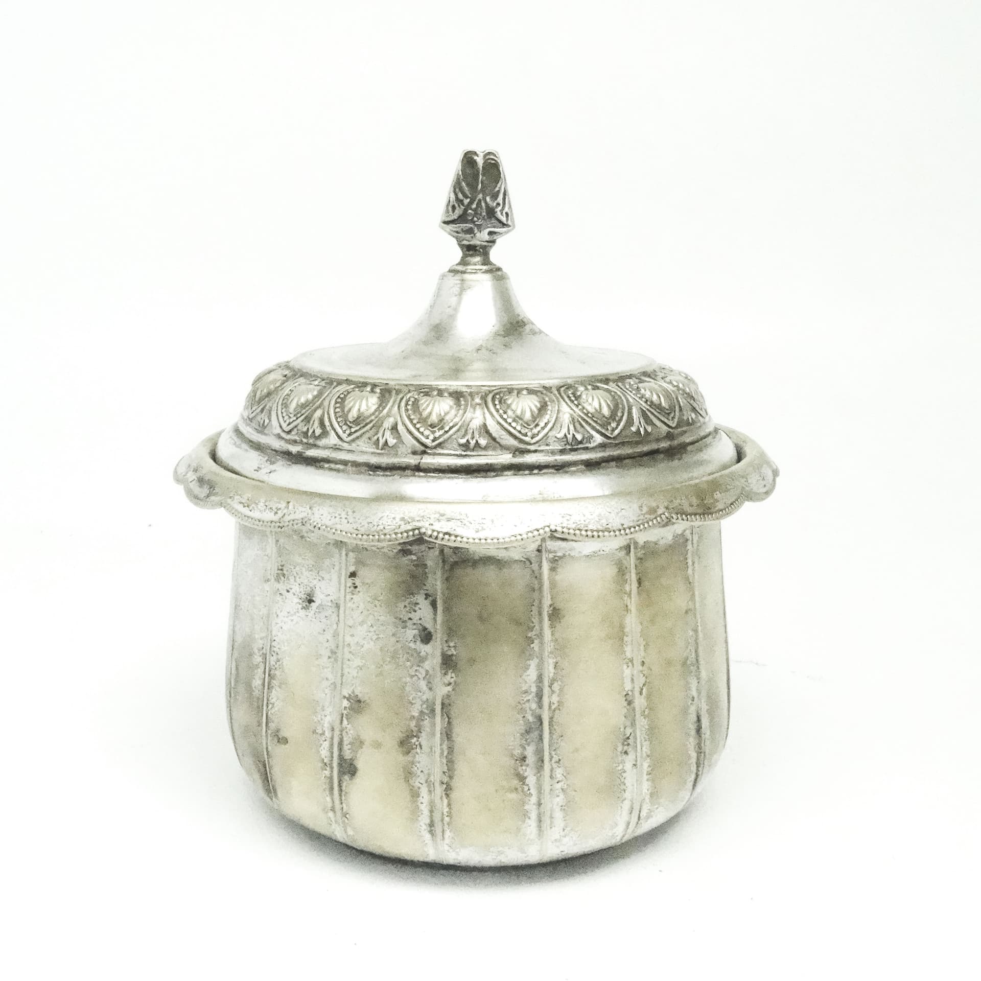 Cukiernica, eklektyzm, mosiądz srebrzony, WMF, Niemcy, początek XX w. - 189153