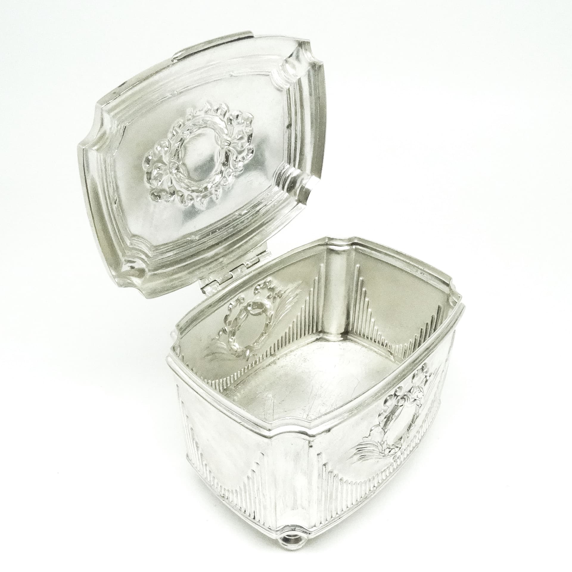 Cukiernica, Klasycyzm, mosiądz srebrzony, Polska, początek XX w. - 189188