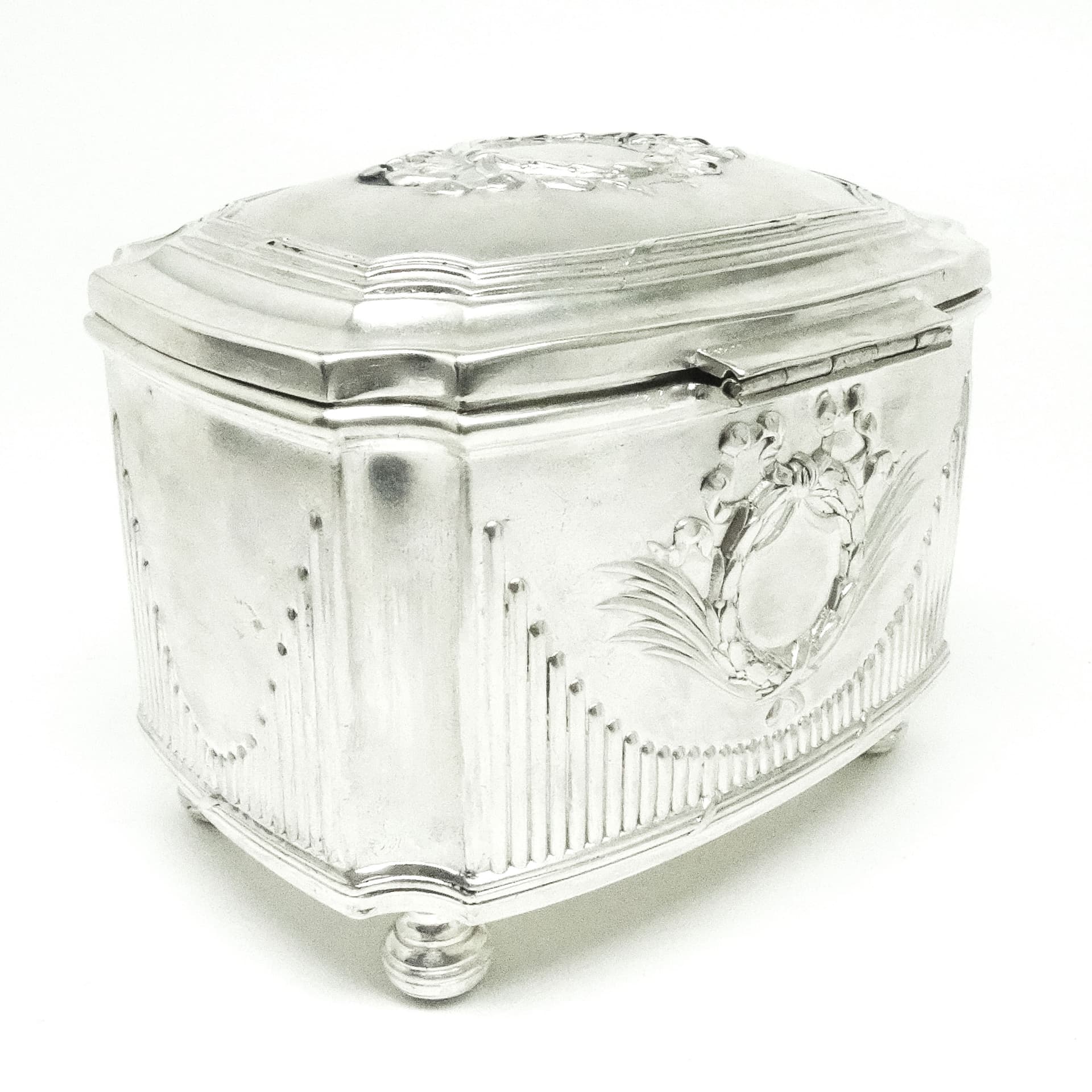 Cukiernica, Klasycyzm, mosiądz srebrzony, Polska, początek XX w. - 189184