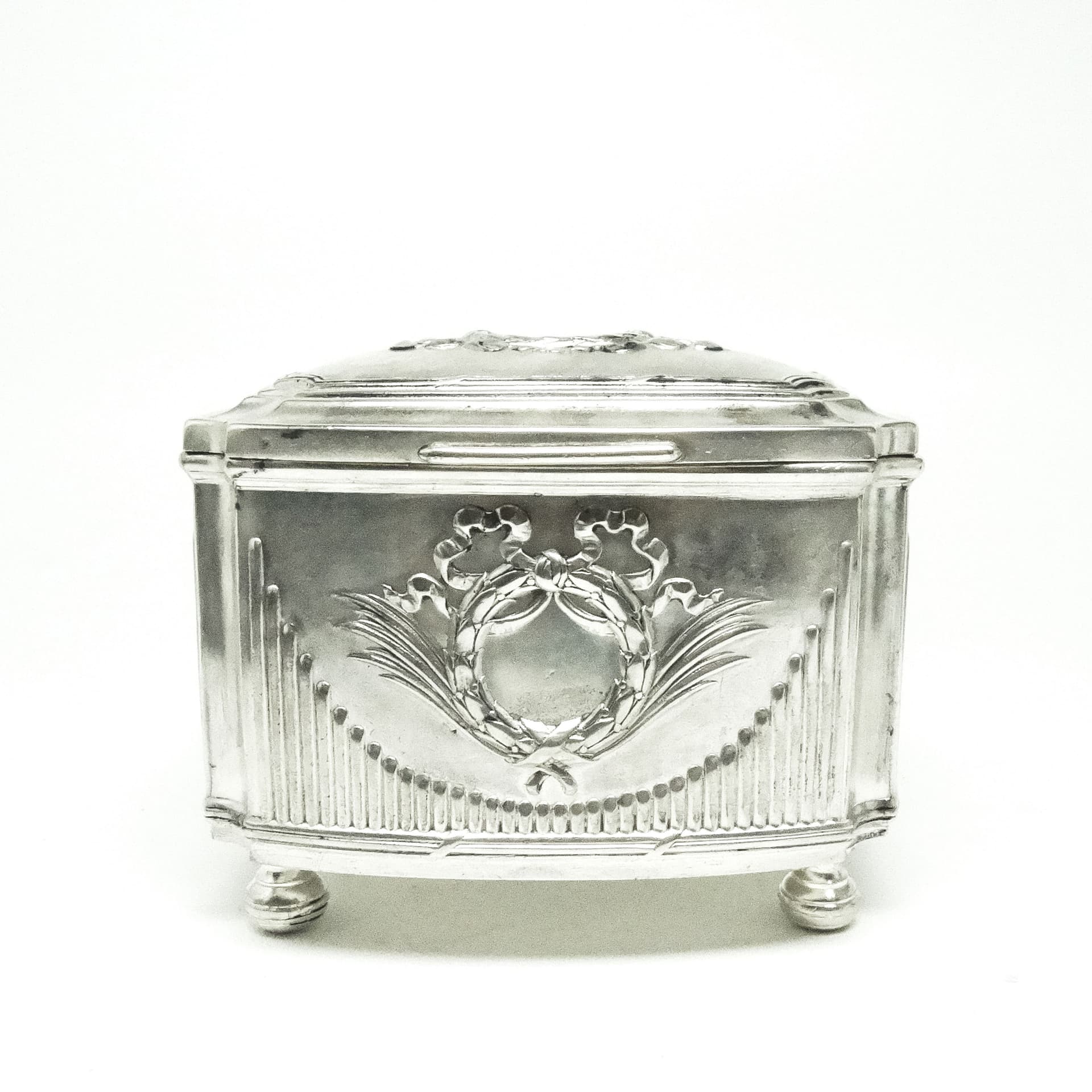 Cukiernica, Klasycyzm, mosiądz srebrzony, Polska, początek XX w. - 189182