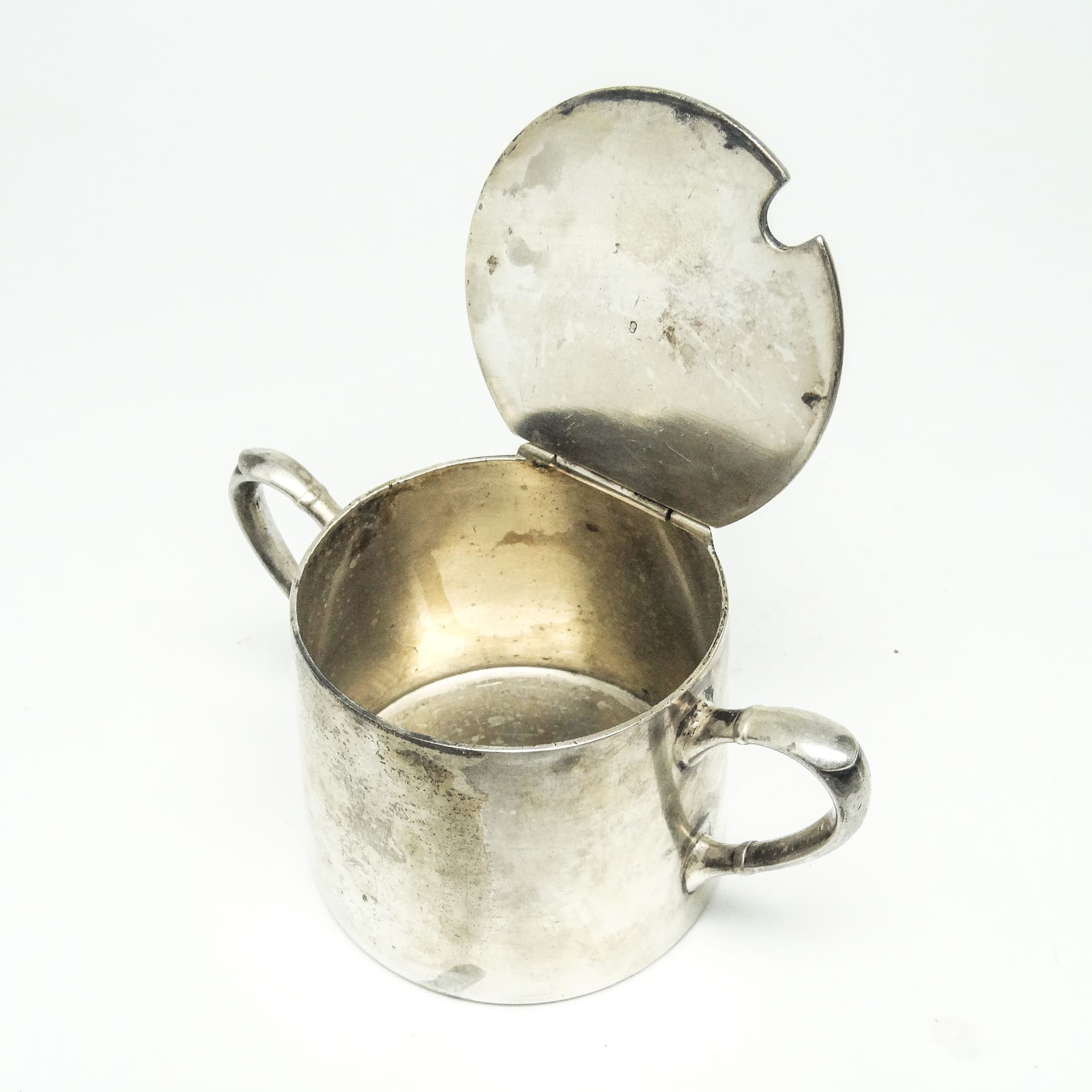 Cukiernica, Art Deco, mosiądz srebrzony, Norblin, Polska, lata 20. - 189242