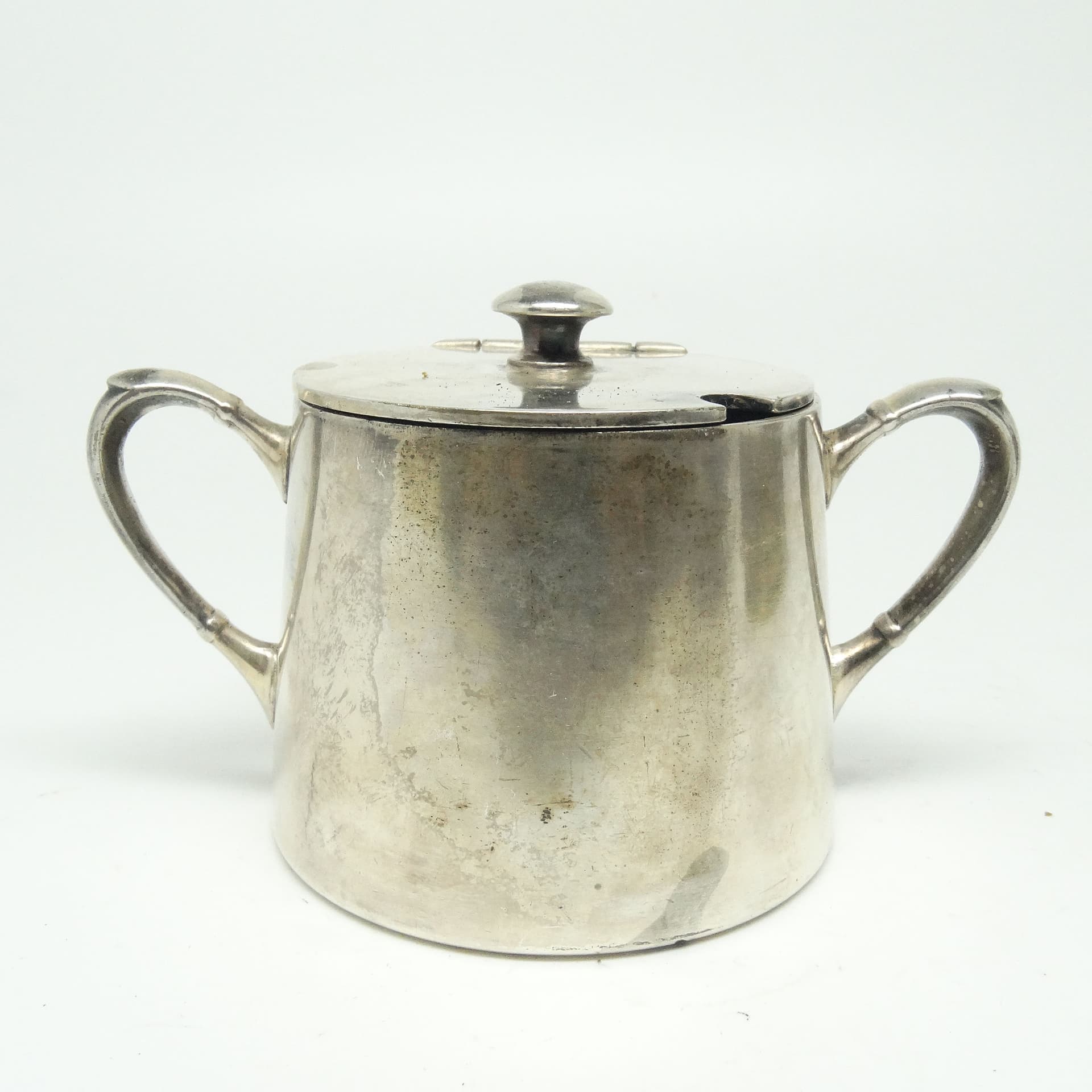 Cukiernica, Art Deco, mosiądz srebrzony, Norblin, Polska, lata 20. - 189237