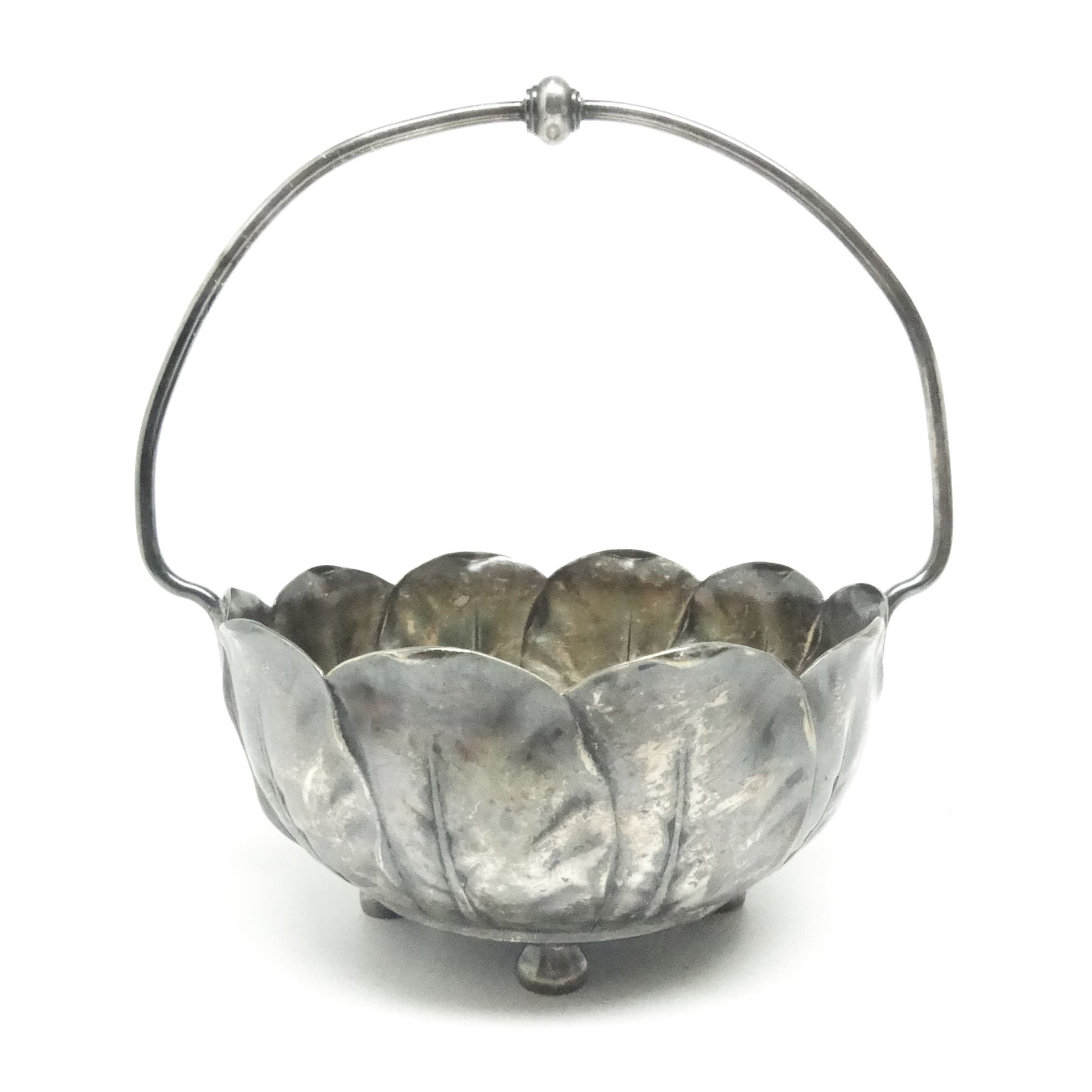 Cukiernica Secesja, mosiądz srebrzony, Bracia Henneberg, Polska, początek XX w. - 189268