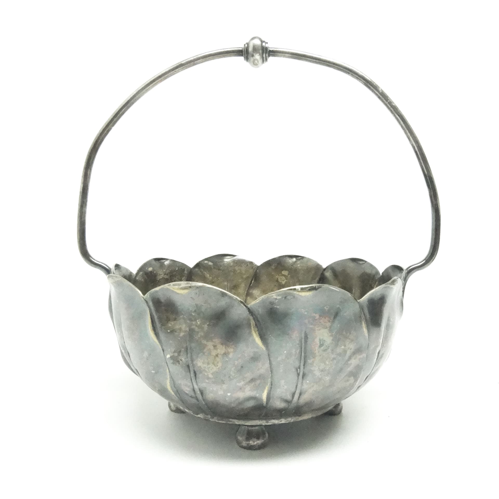 Cukiernica Secesja, mosiądz srebrzony, Bracia Henneberg, Polska, początek XX w. - 189275