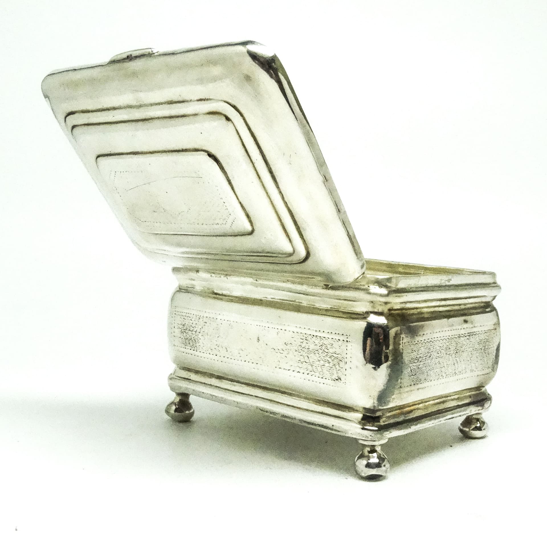 Cukiernica Eklektyzm, mosiądz srebrzony, Polska, XIX w. - 189305