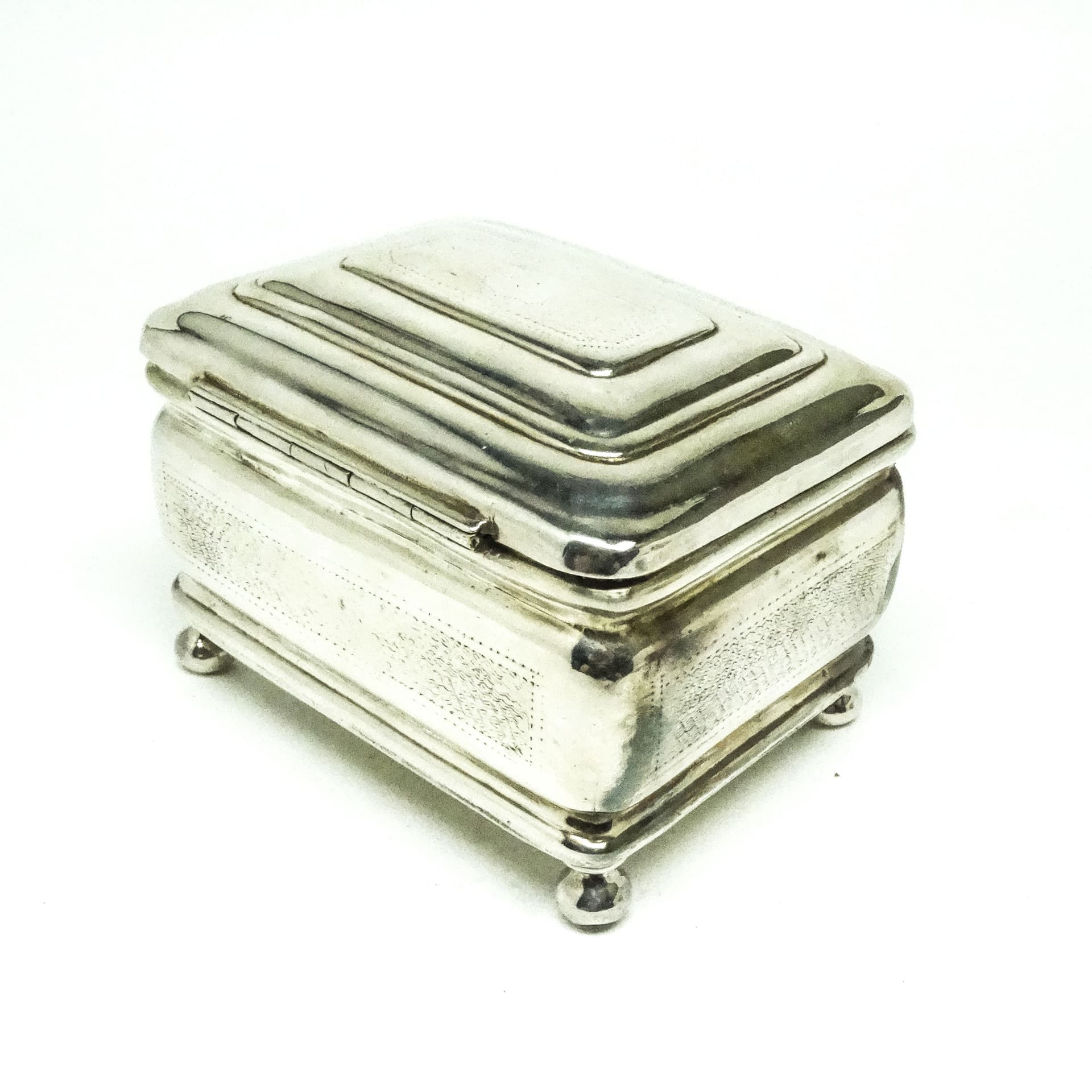 Cukiernica Eklektyzm, mosiądz srebrzony, Polska, XIX w. - 189302