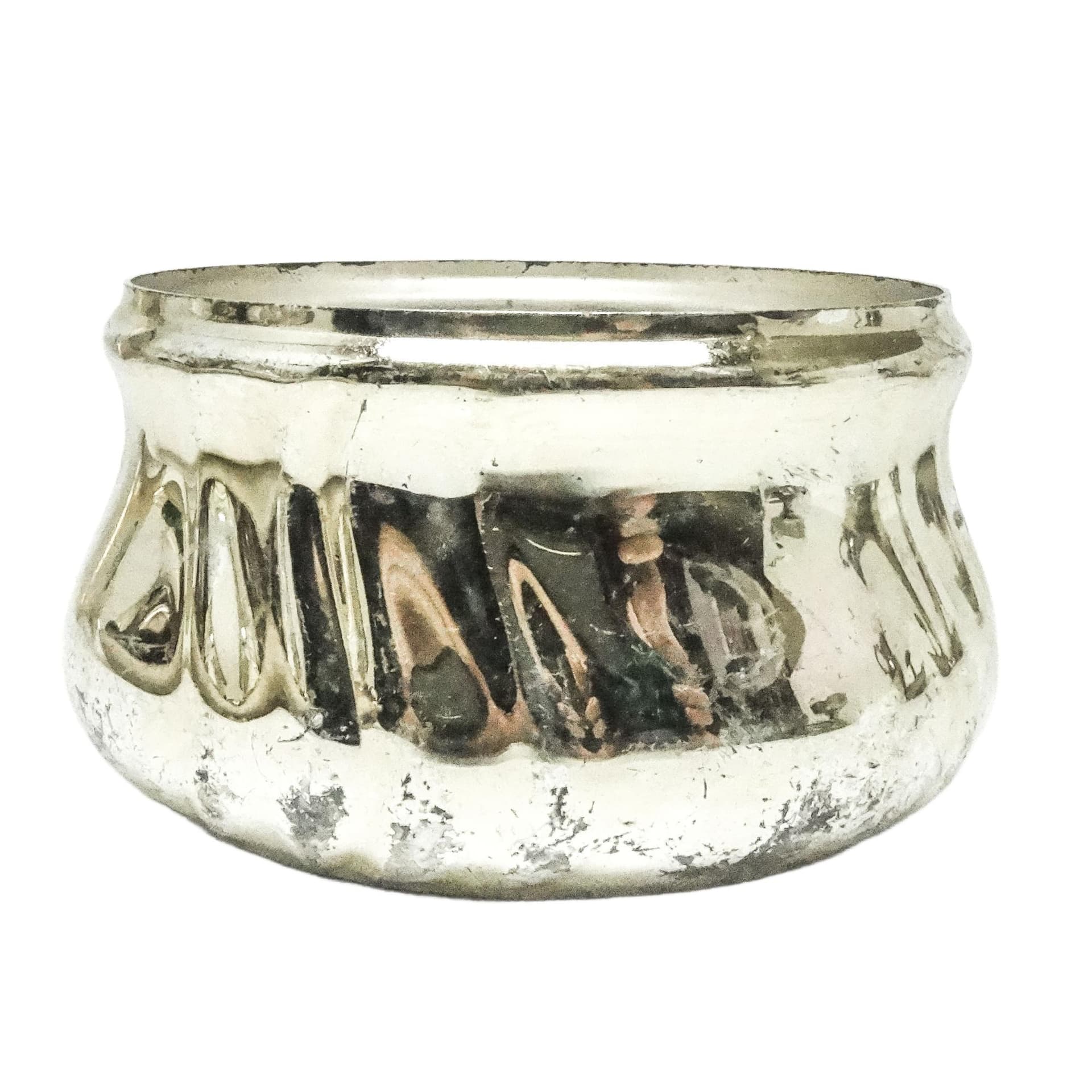 Cukiernica Art Deco, mosiądz srebrzony, Niemcy, lata 50. - 193245