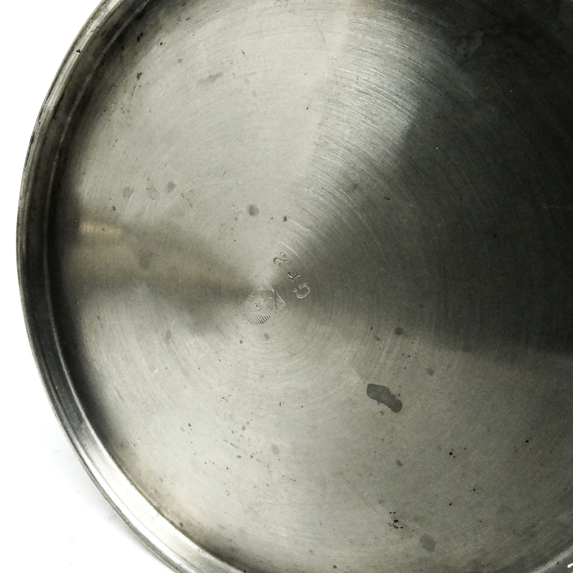 Art Deco sugar bowl, silver-plated brass, Poland, 1920s. - 189330