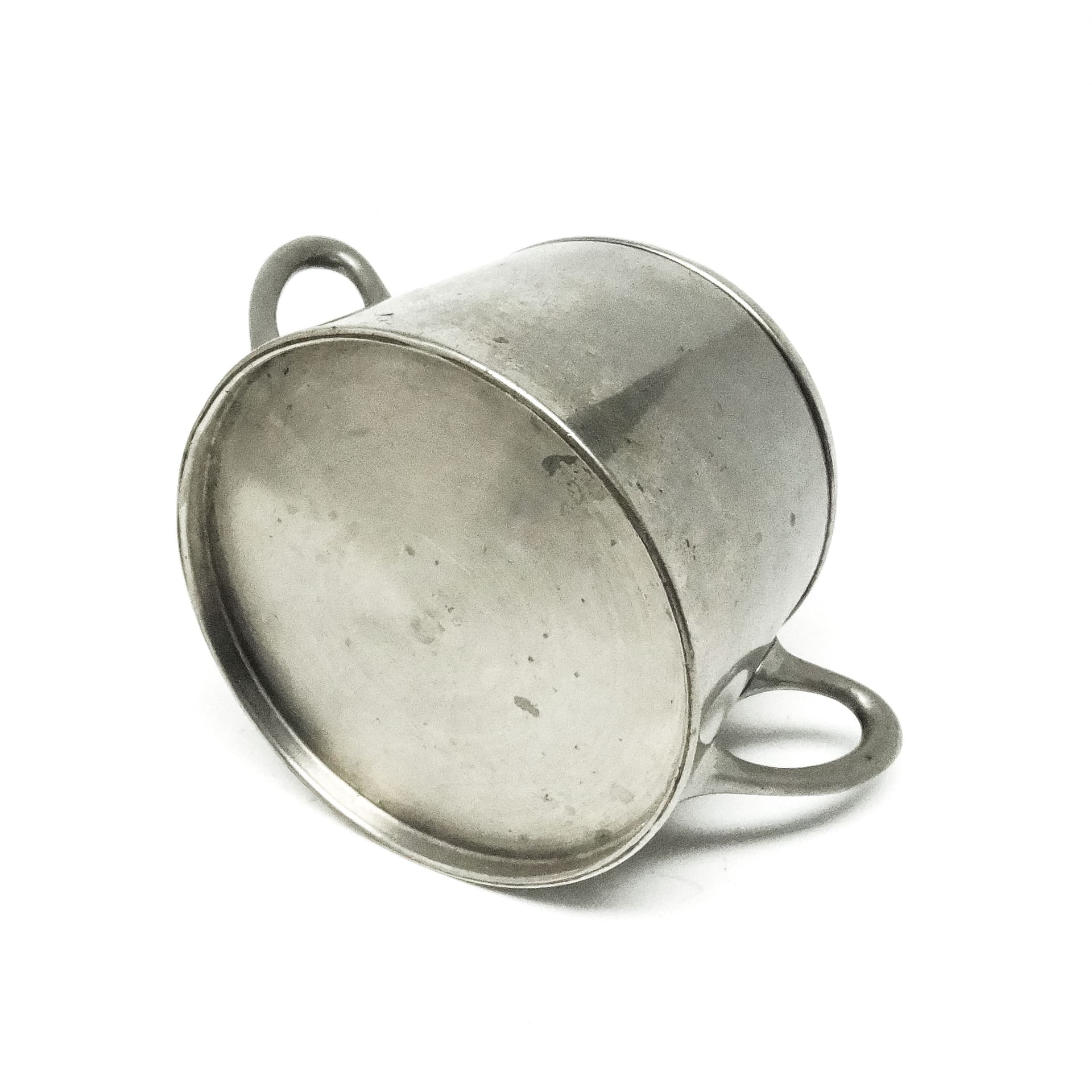 Art Deco sugar bowl, silver-plated brass, Poland, 1920s. - 189326