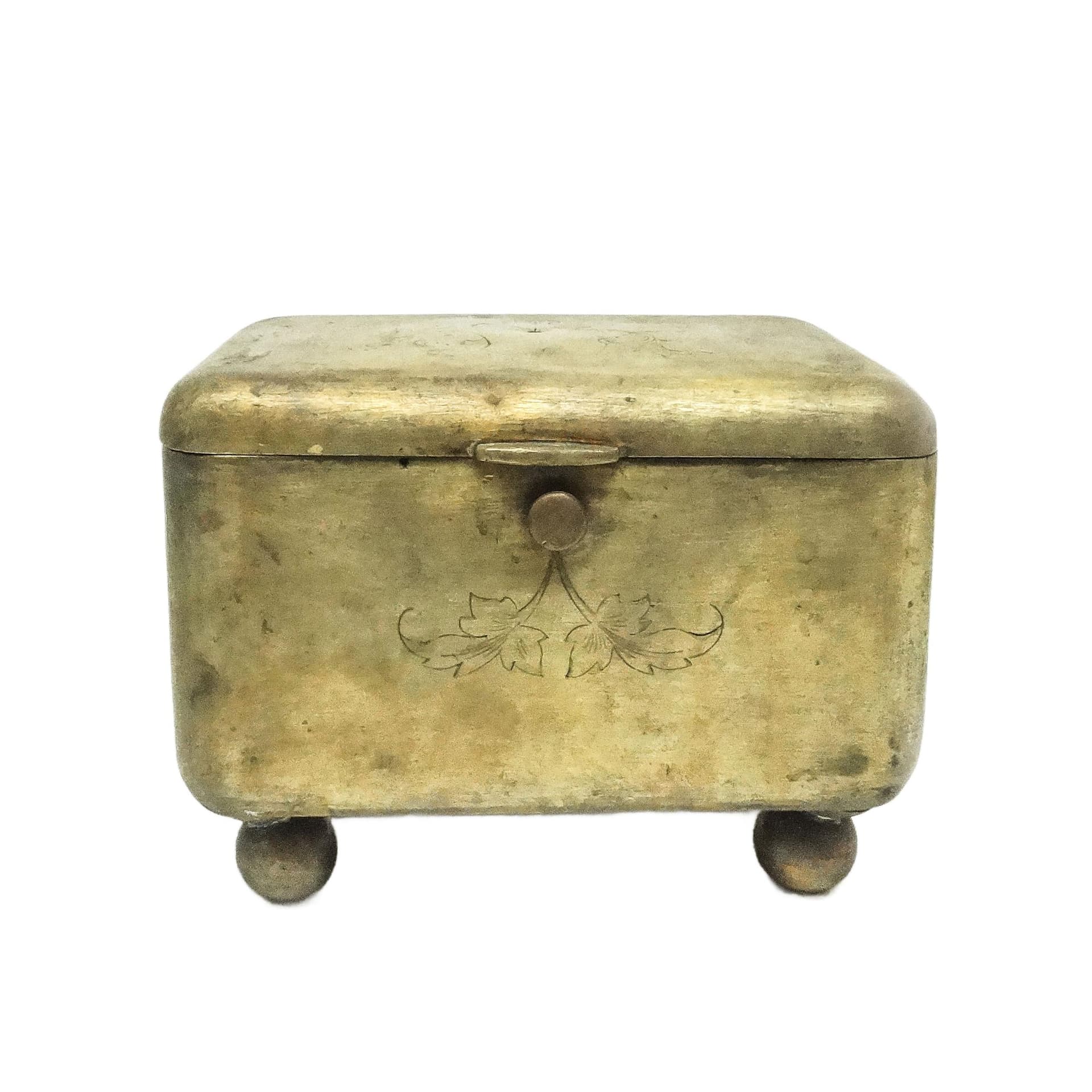 Cukiernica, Art Deco, mosiądz srebrzony, Polska, lata 30.