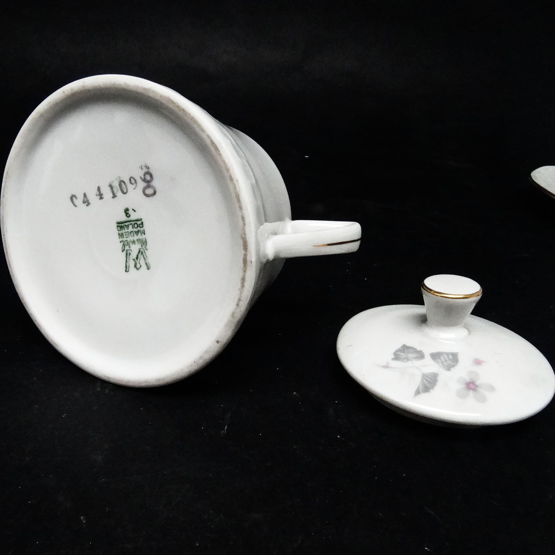 Cukiernica, mid-century modern, porcelana, Wawel, Polska, lata 60. - 189389