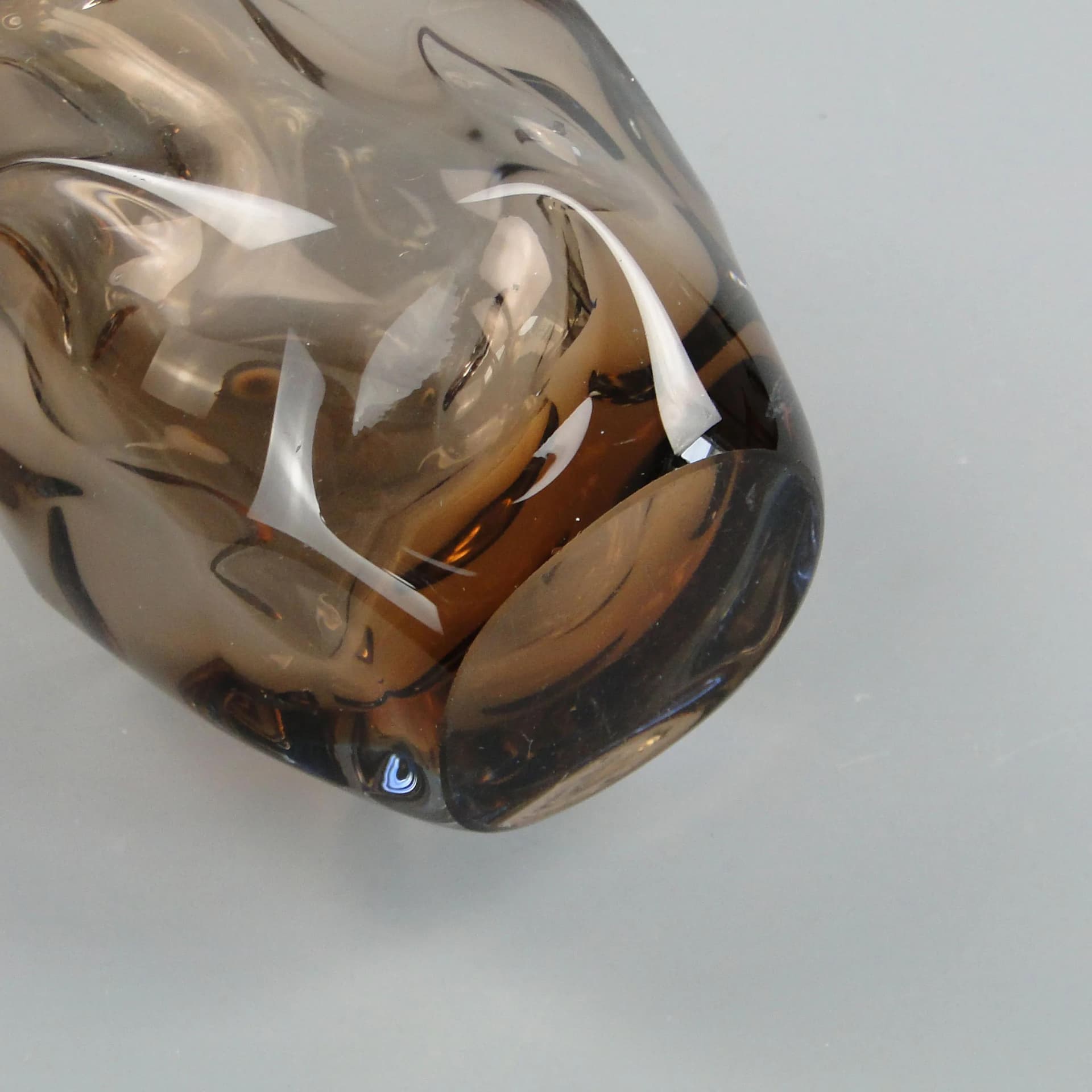 Wazon, szkło wielobarwne, proj. J. Beranek, Skrdlovice, Czechosłowacja, lata 60. - 13212