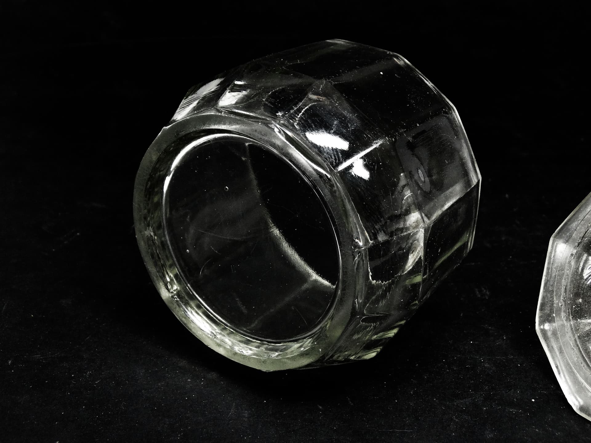 Cukiernica, Art Deco, szkło prasowane, Niemcy, lata 50. - 189529