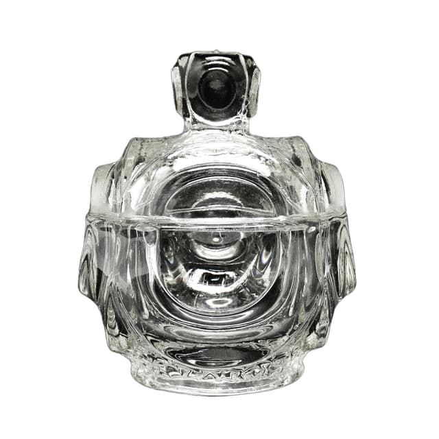 Cukiernica, postmodernizm, szkło prasowane, Polska, lata 60. - WYMIARY