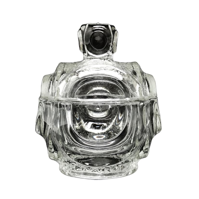 Cukiernica, postmodernizm, szkło prasowane, Polska, lata 60.