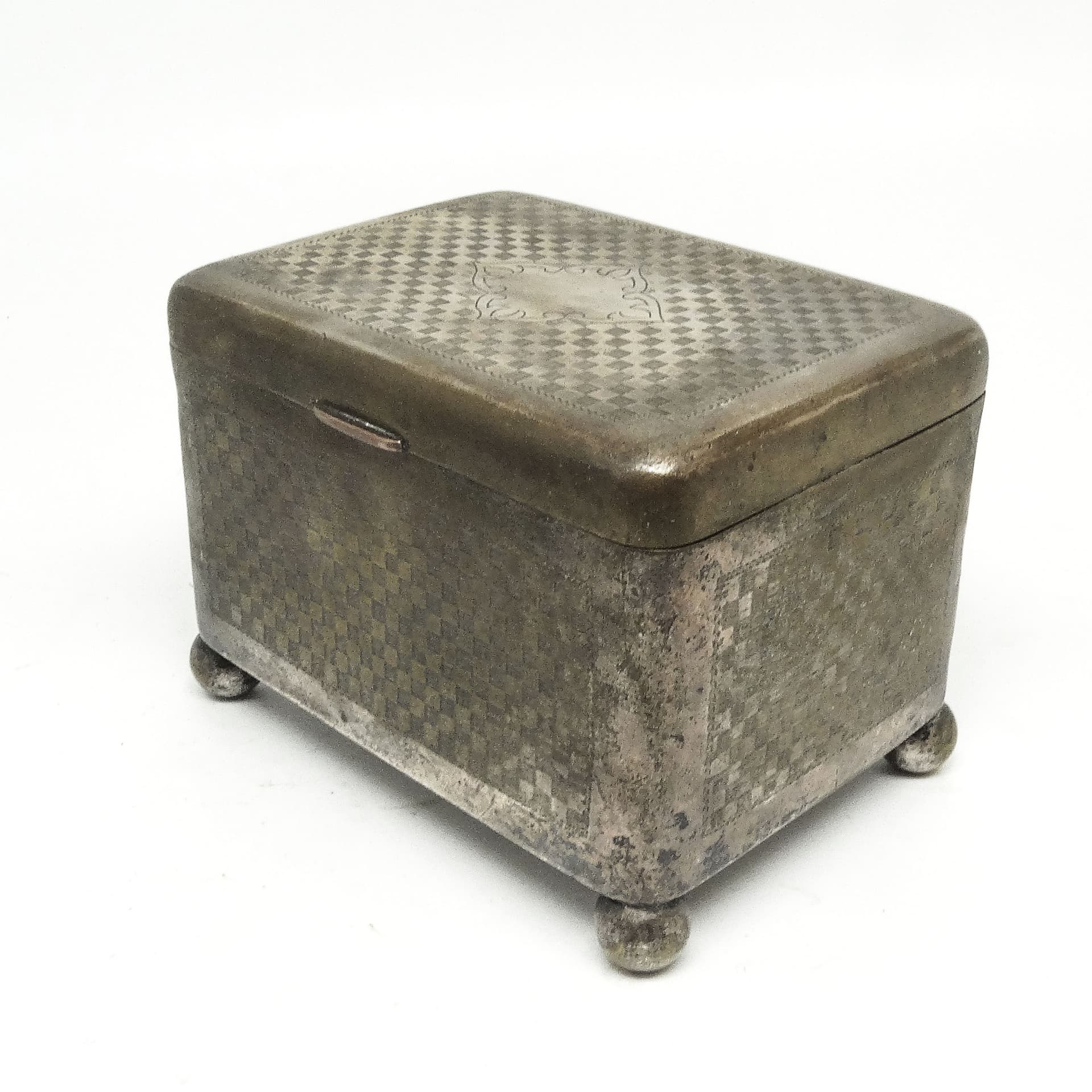 Cukiernica Eklektyzm, mosiądz srebrzony, Polska, początek XX w. - 189567