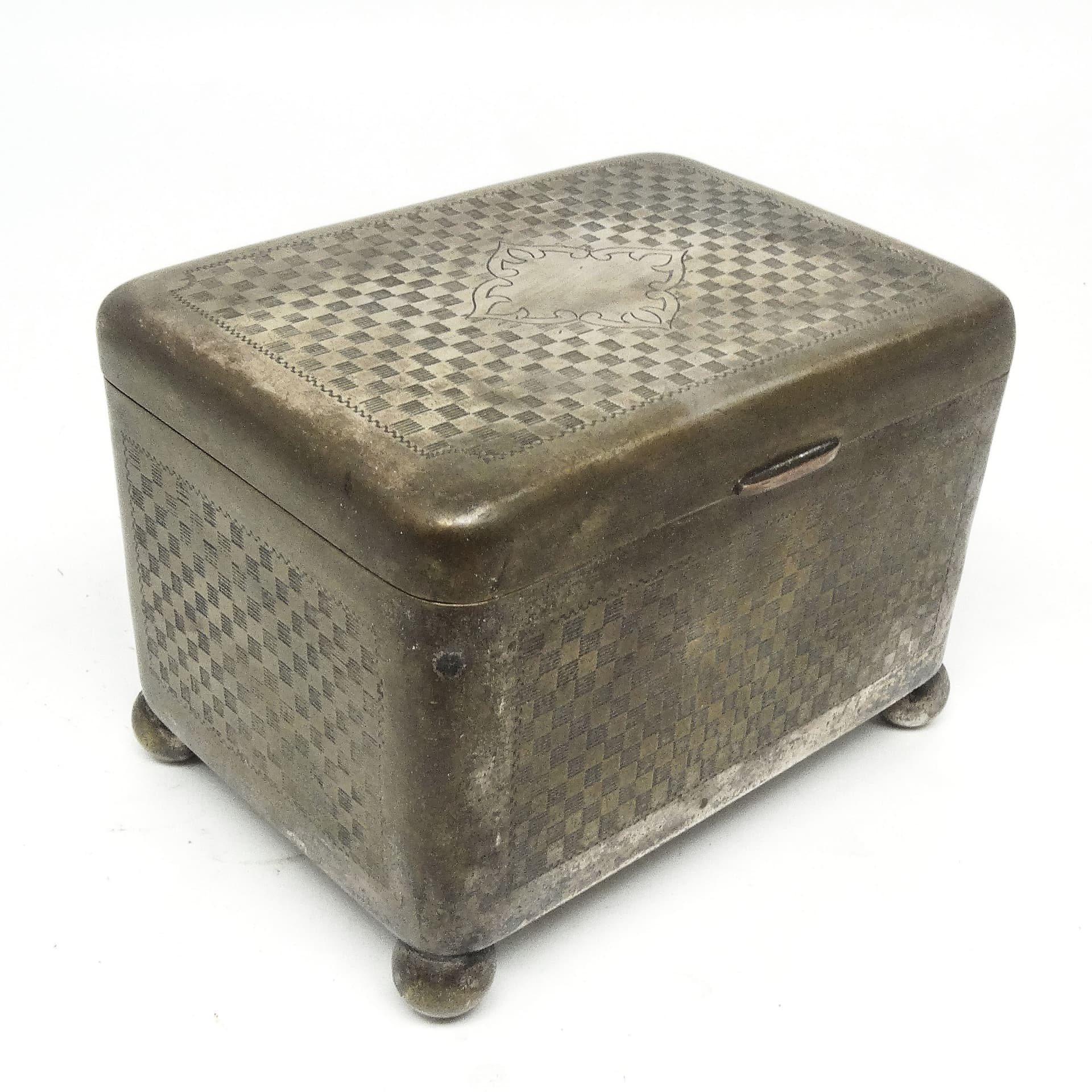 Cukiernica Eklektyzm, mosiądz srebrzony, Polska, początek XX w. - 189569